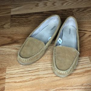 Merona Tan Slip on Moccasins- Size 9